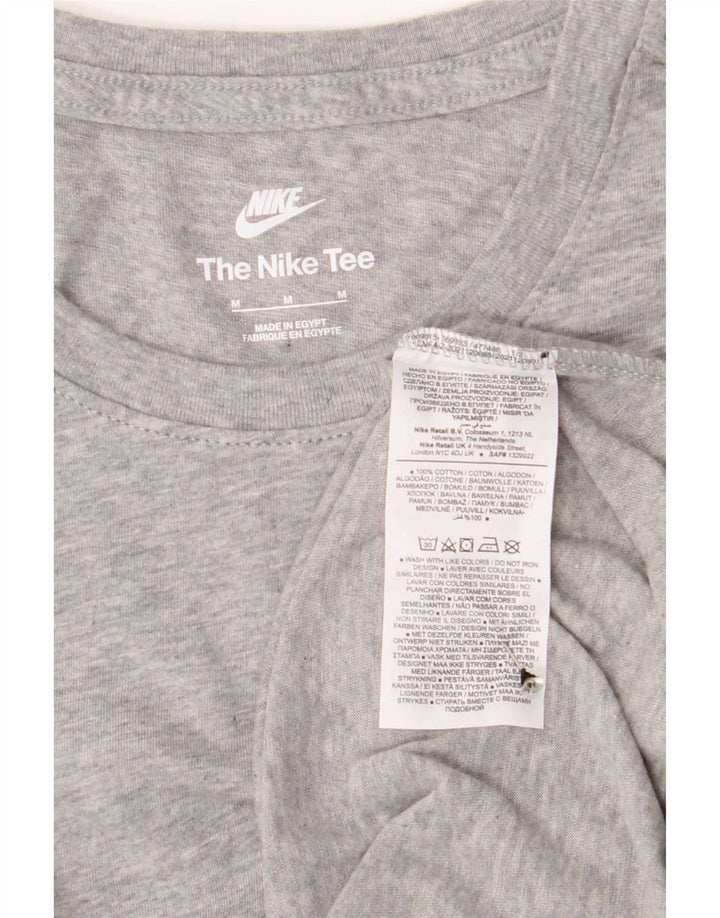 Nike Herren-T-Shirt aus mittelgrauer Baumwolle