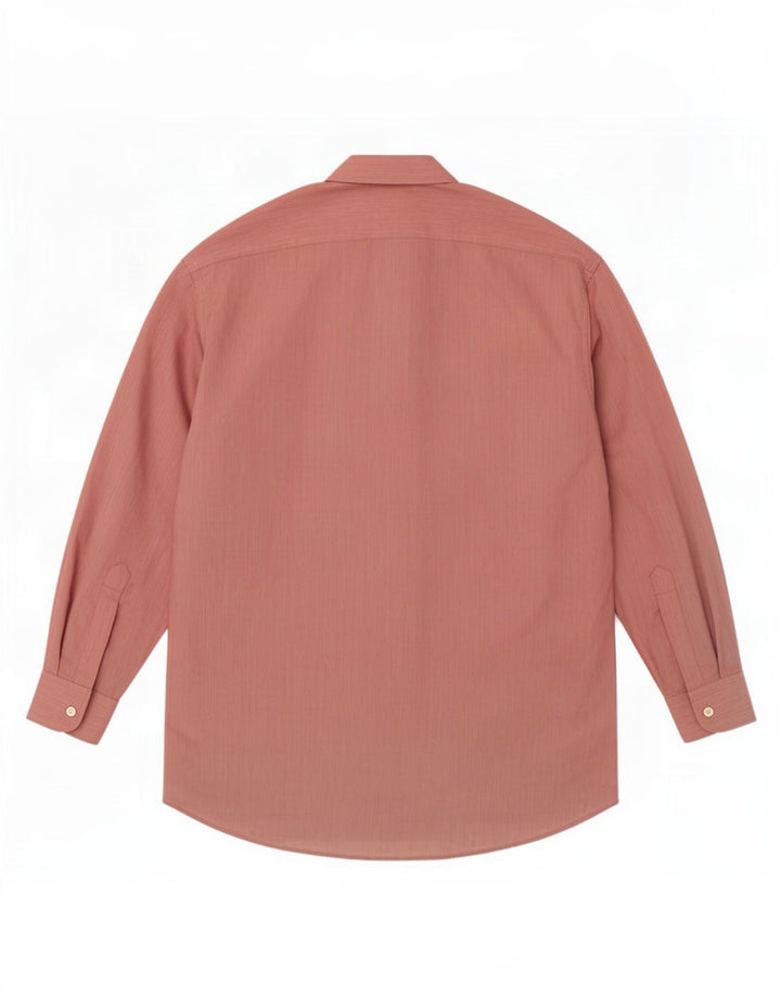 Pierre Cardin Herrenhemd Größe 41 Mittelrosa Polyester