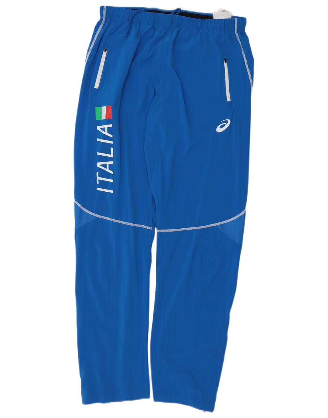 Asics Herren Italia Graphic Trainingshose XL Blau Polyester