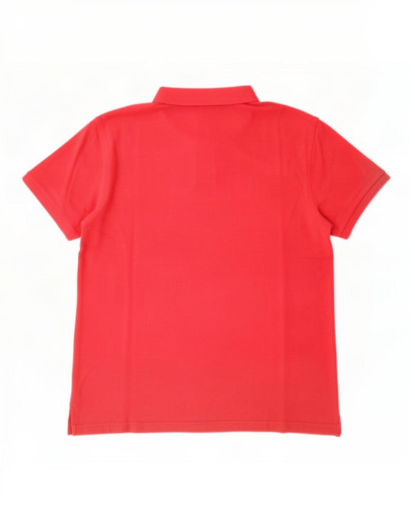 Gant Damen-Poloshirt mit normaler Passform, 3XL, rote Baumwolle