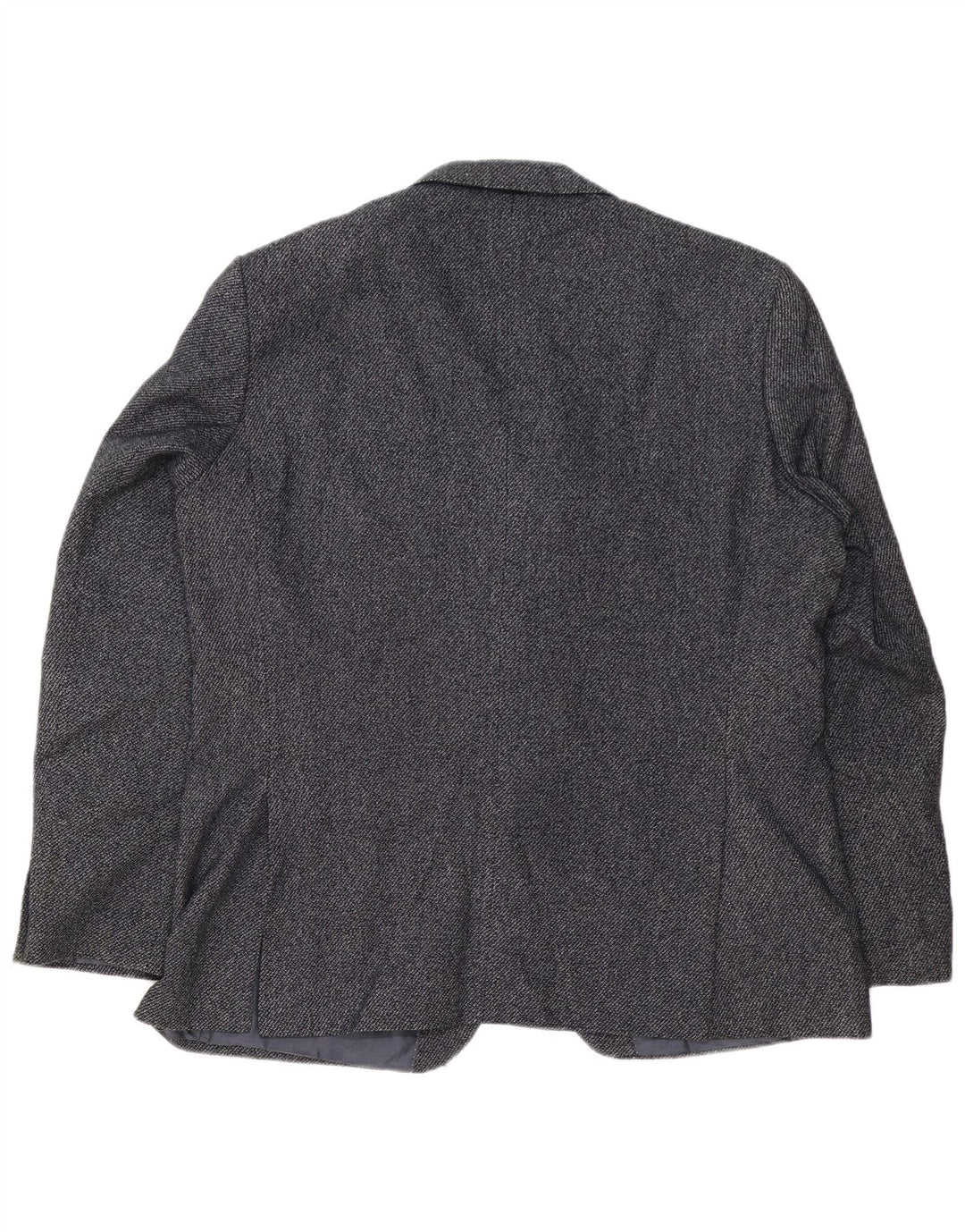 Marks & Spencer Herren-Blazer mit 2 Knöpfen, UK 46, XL, marineblaue Wolle