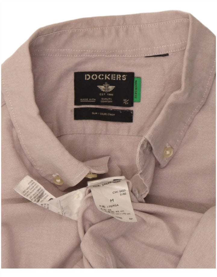 Dockers Slim-Hemd für Herren aus Baumwolle in Mittelrosa