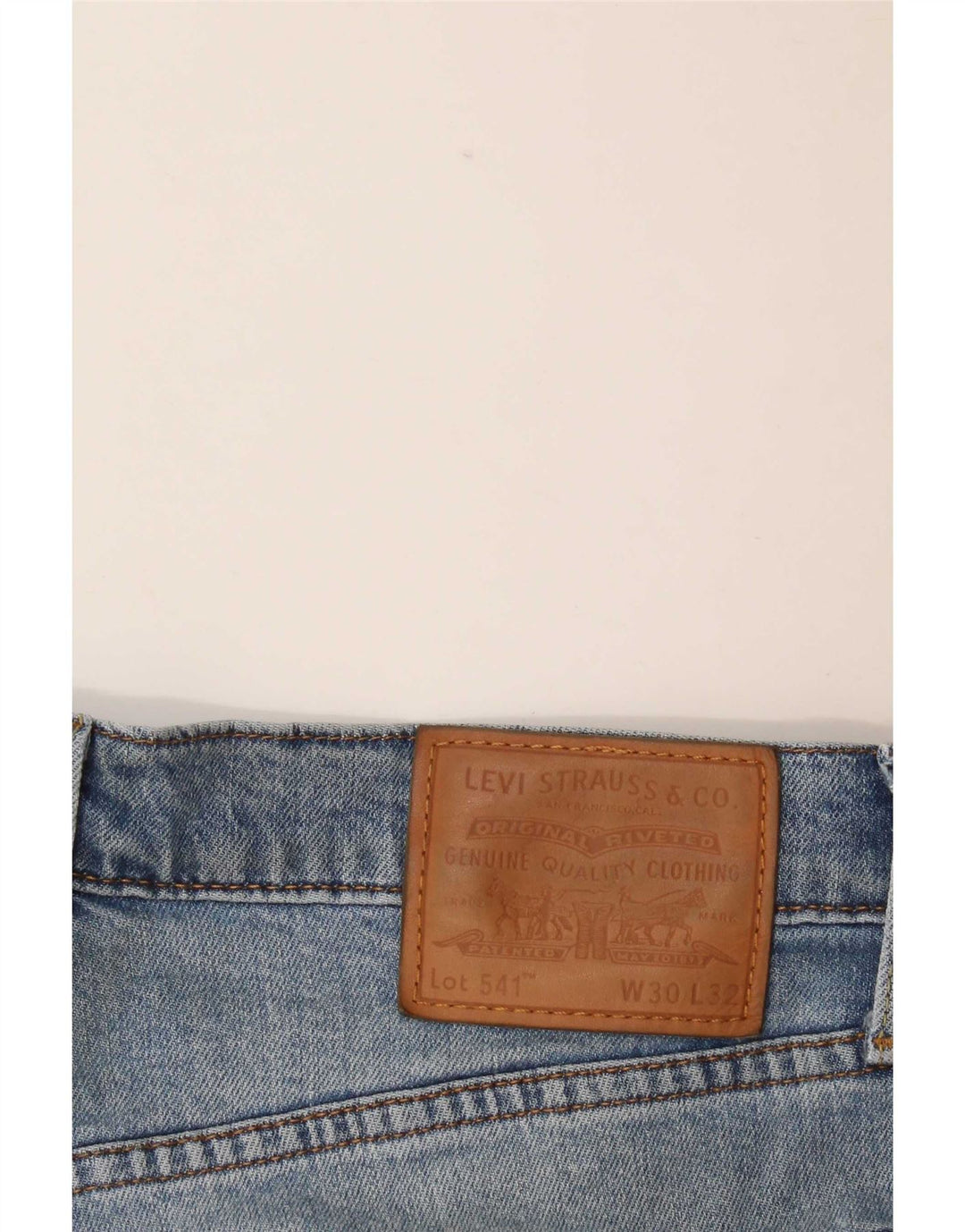Levi's Herren 541 Straight Jeans W30 L32 Blaue Baumwolle