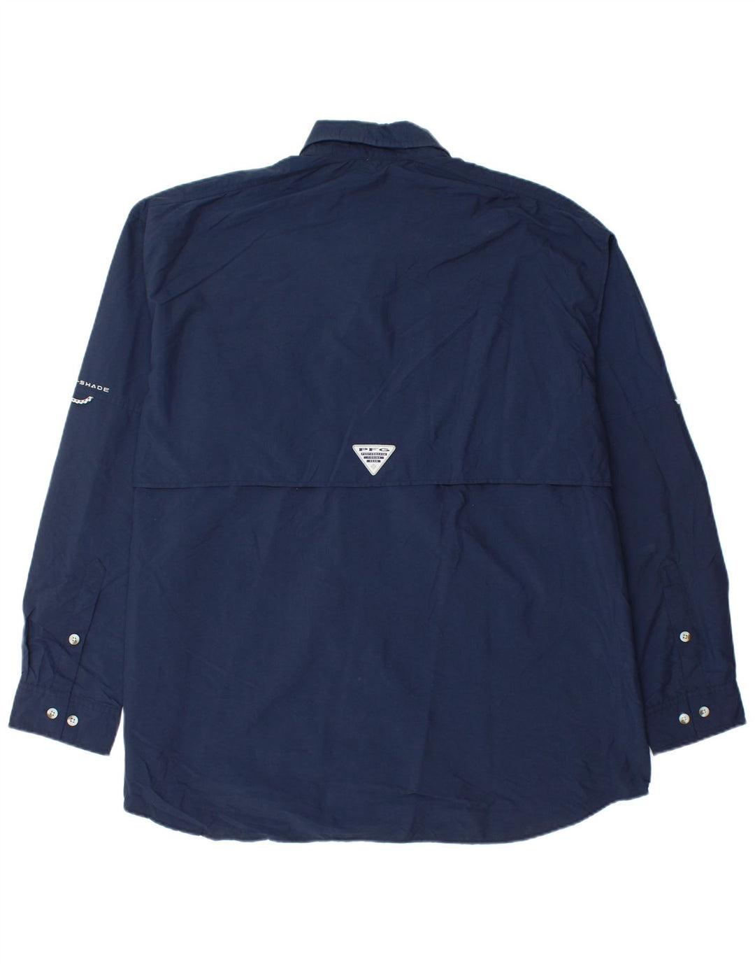 Columbia Herrenhemd XL Marineblaues Nylon