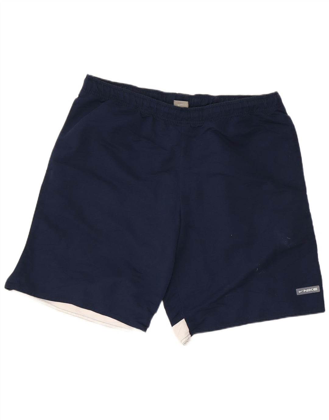 Nike Herren-Sportshorts XL, marineblaues Colourblock-Polyester