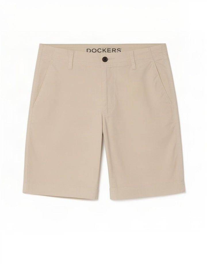 Dockers Herren Chinoshorts Medium W30 Weiße Baumwolle