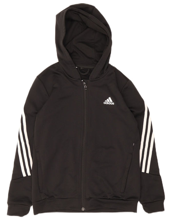Adidas Damen Aeroready Zip Hoodie Pullover UK 4 XS Schwarz