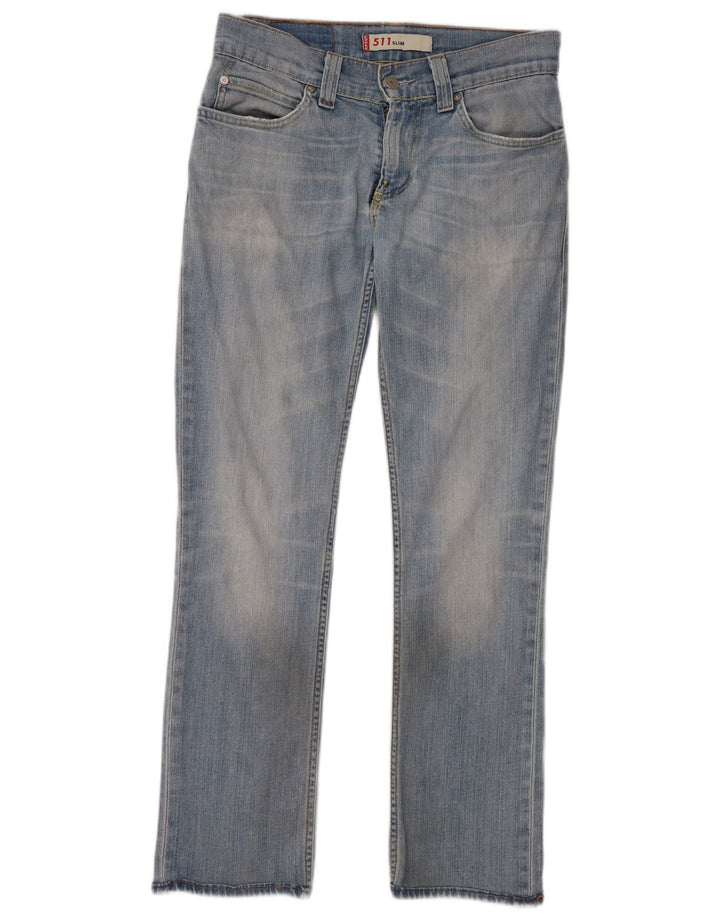 LEVI'S Mens 511 Slim Jeans W31 L28 Blue Cotton