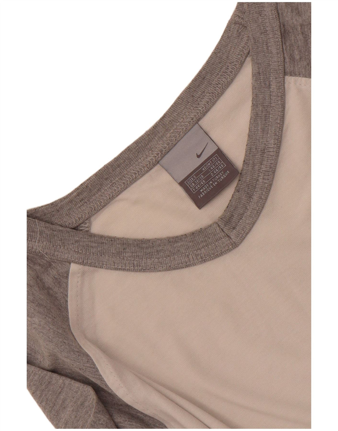Nike Herren T-Shirt Top UK 36/38 Small Weiß Colourblock