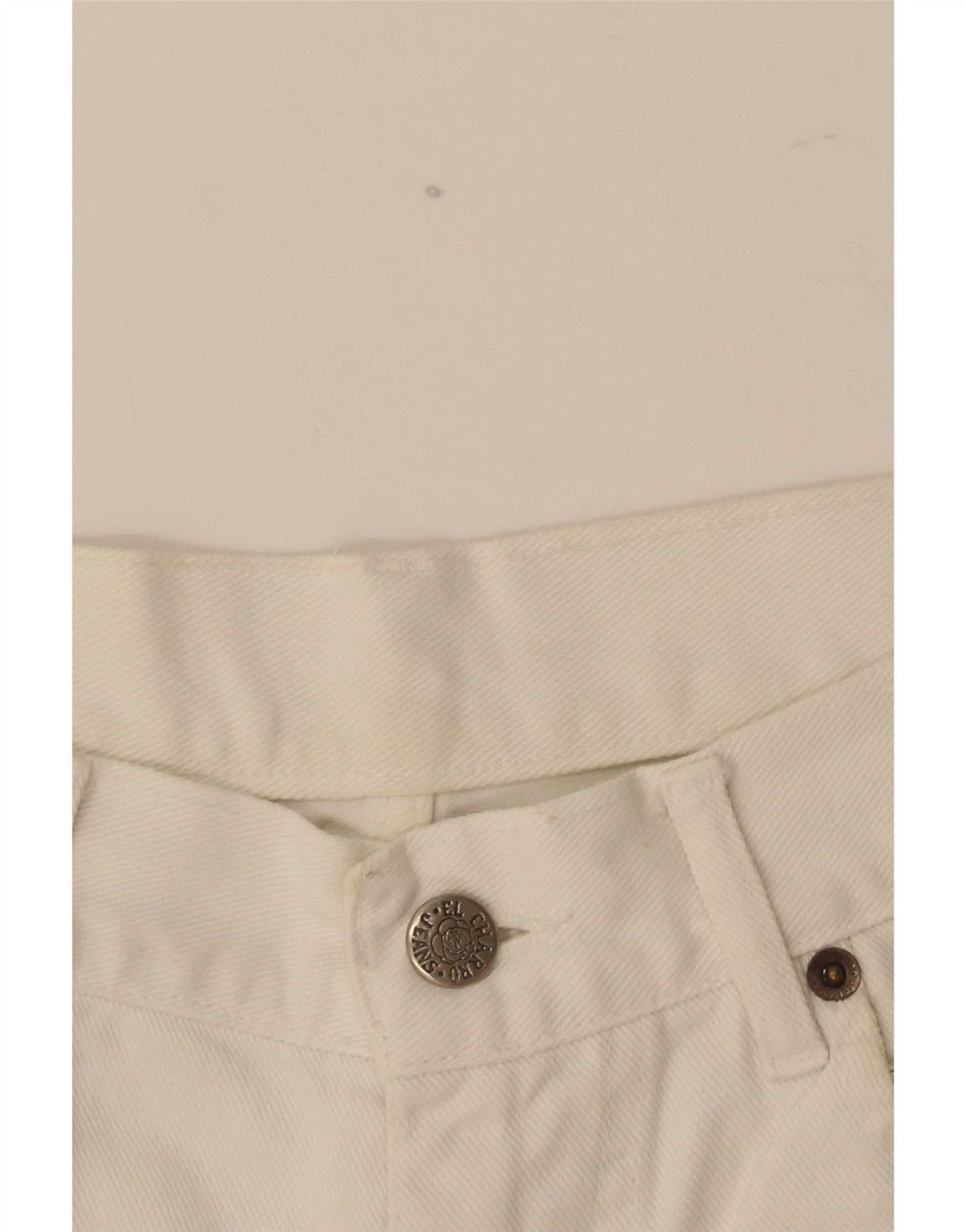 Vintage Damen Straight Jeans W30 L29 Weiß