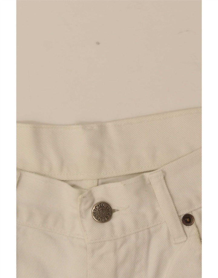 Vintage Damen Straight Jeans W30 L29 Weiß