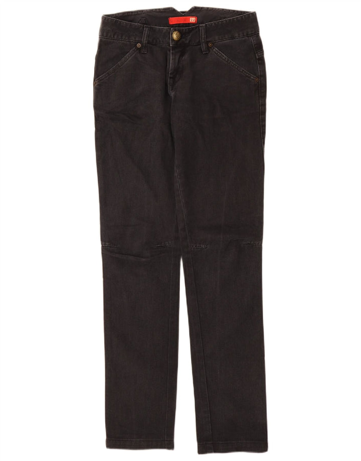 Liu Jo Damen Slim Jeans W27 L33 Schwarze Baumwolle