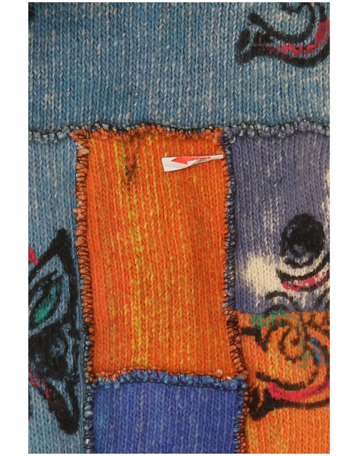 Himalaya Herren-Bomberjacke mit Grafik, Größe 40, groß, mehrfarbig, Patchwork