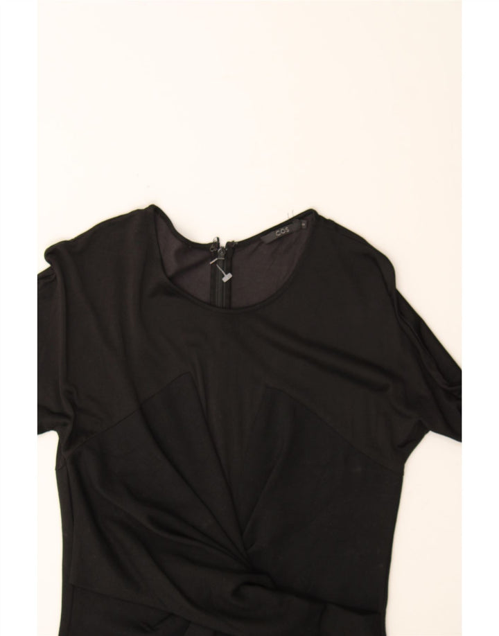 COS Womens Bodycon Dress UK 8 Small  Black Viscose Vintage Cos and Second-Hand Cos from Messina Hembry 