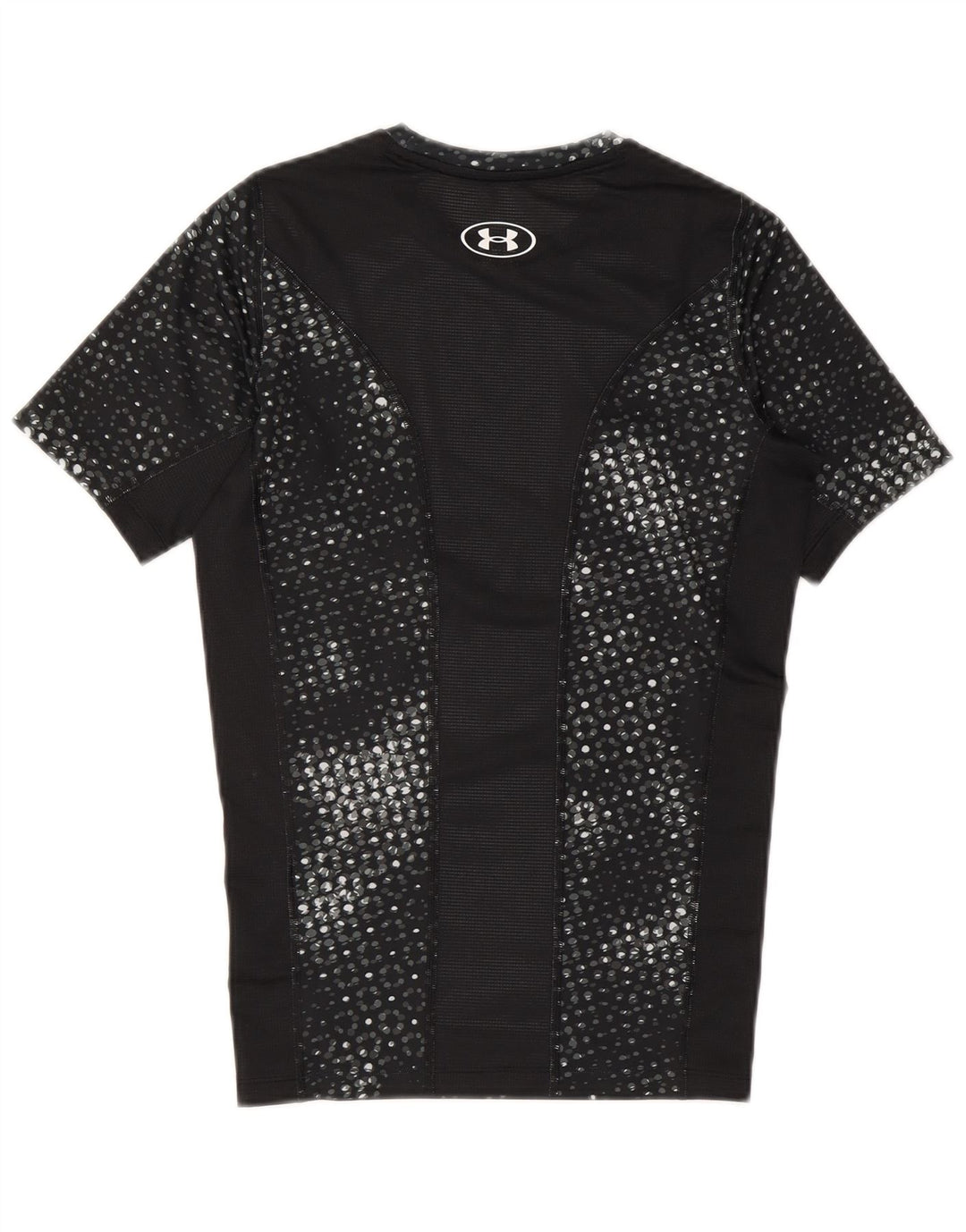 Under Armour Womens Graphic T-Shirt Top UK 12 Mittelschwarzes Polyester