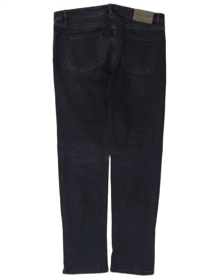 Massimo Dutti Herren Slim Jeans EU 40 Medium W31 L29 Marineblau Baumwolle