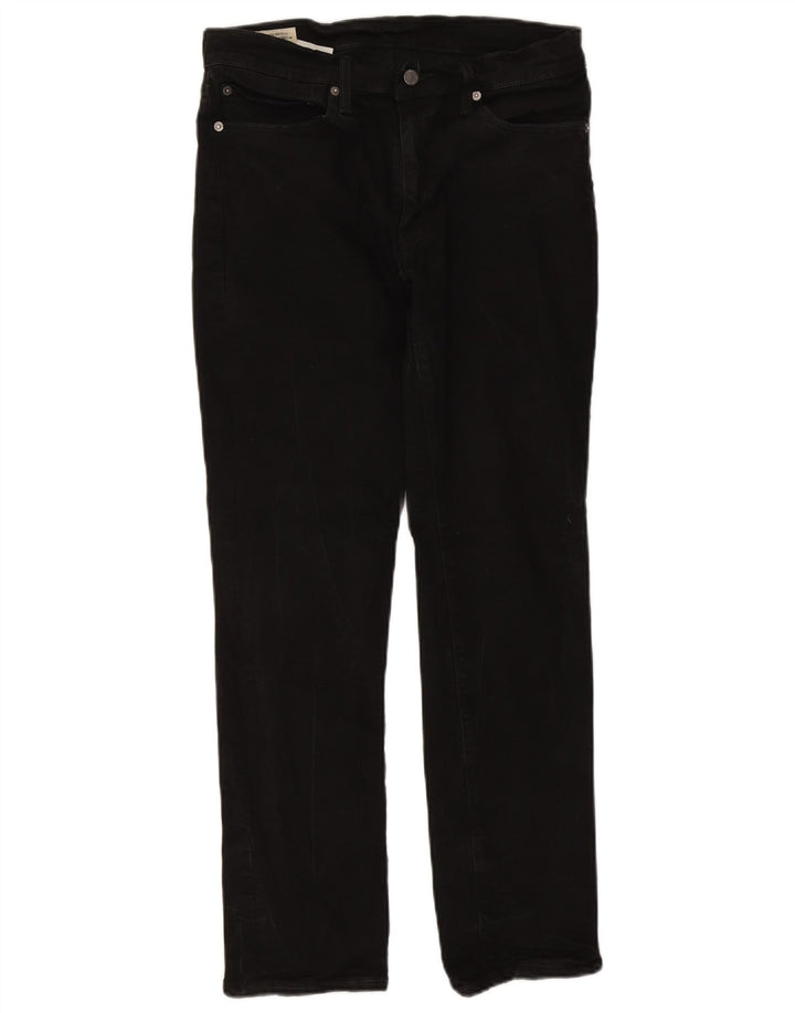 Levi's Herren 511 Slim Jeans W34 L29 schwarze Baumwolle