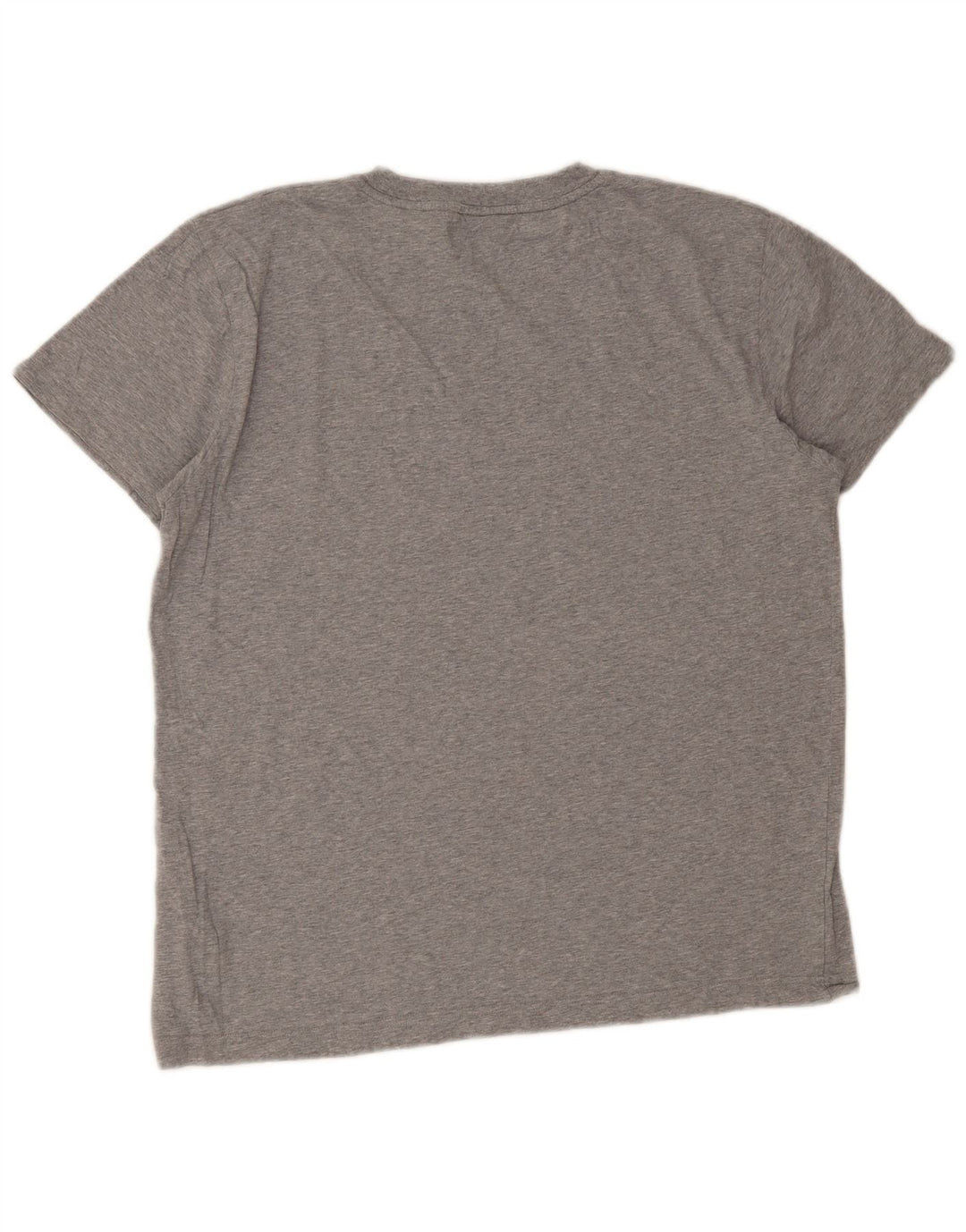 Gant Herren-T-Shirt mit Grafik, Größe L, aus grauer Baumwolle
