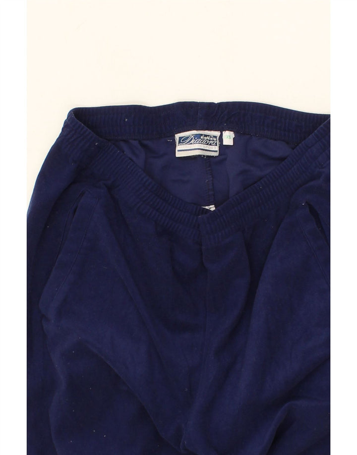 DIADORA Mens Tracksuit Trousers XS Navy Blue Polyester Vintage Diadora and Second-Hand Diadora from Messina Hembry 