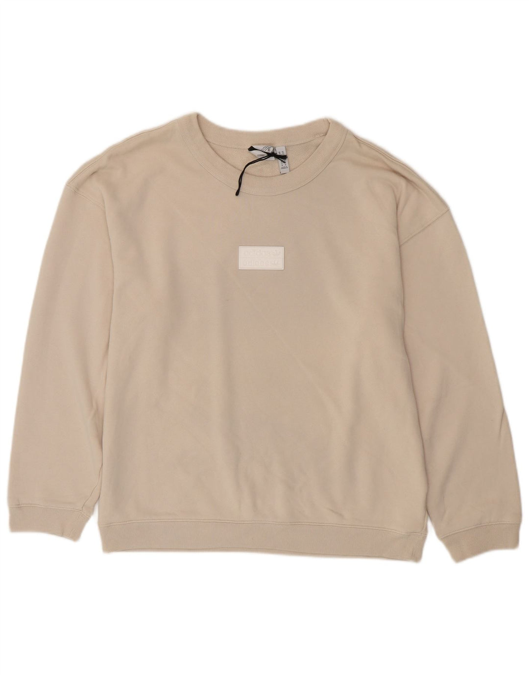Adidas Herren Sweatshirt Pullover mittelbeige Baumwolle