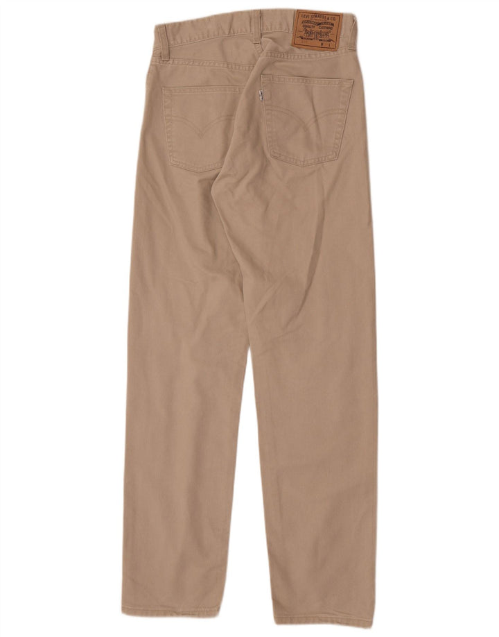 Levi's Damen 517 Bootcut Jeans W28 L32 Beige Baumwolle