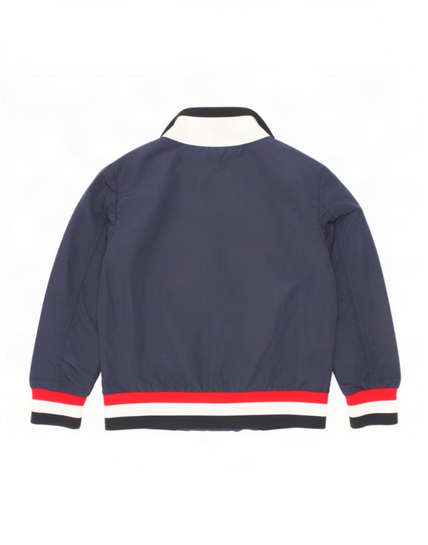 Moncler Bomberjacke für Jungen, 3–4 Jahre, marineblaues Colourblock-Polyamid