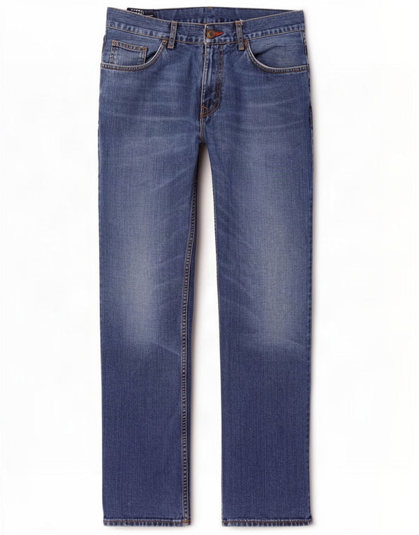 Tommy Hilfiger Herren Straight Jeans W34 L32 Marineblau Baumwolle