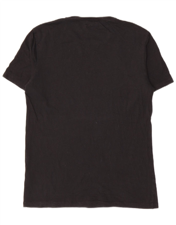 Cos Herren-T-Shirt, normal, Größe S, Schwarz, Baumwolle