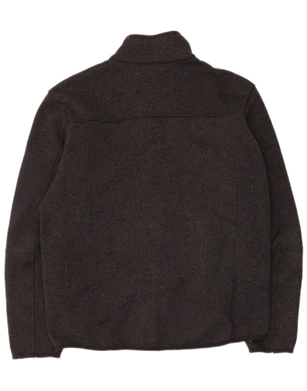 Berghaus Herren-Trainingsanzugoberjacke aus mittelgrauem Polyester