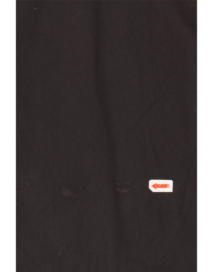 CALVIN KLEIN Herren Extra Slim Fit Hemd Größe 16 Large Schwarz