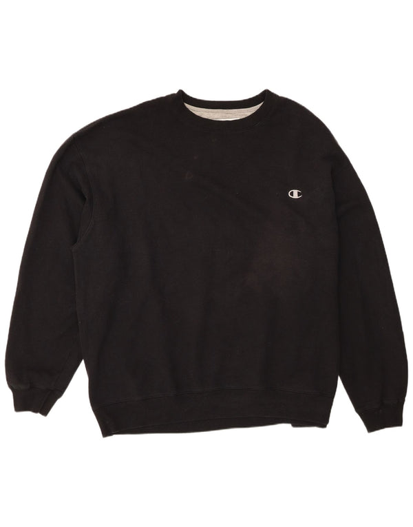 Champion Herren Sweatshirt Pullover 3XL Schwarz Baumwolle