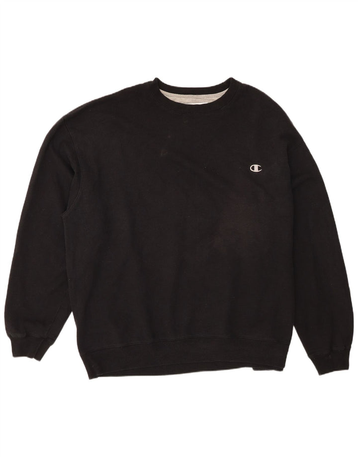 Champion Herren Sweatshirt Pullover 3XL Schwarz Baumwolle