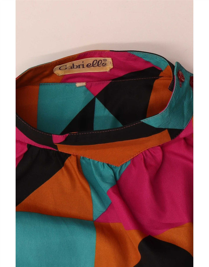 Gabrielle Damen Hemdbluse IT 44 Medium Mehrfarbig Geometrisch
