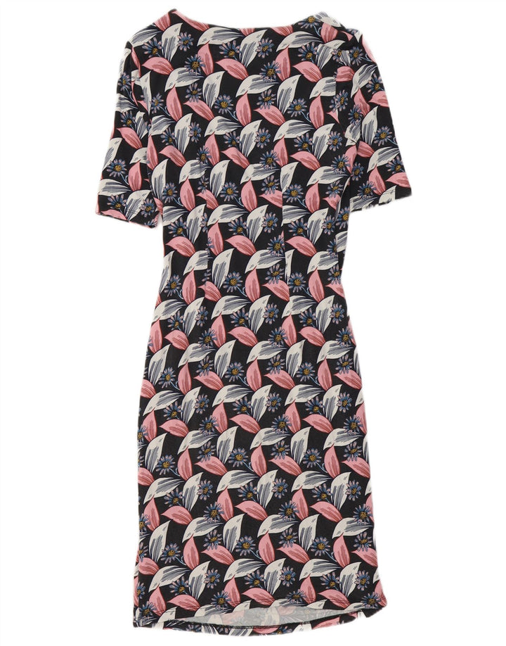 Boden Damen-Etuikleid, Größe M, mehrfarbig, Blumenmuster, Viskose, UK 42