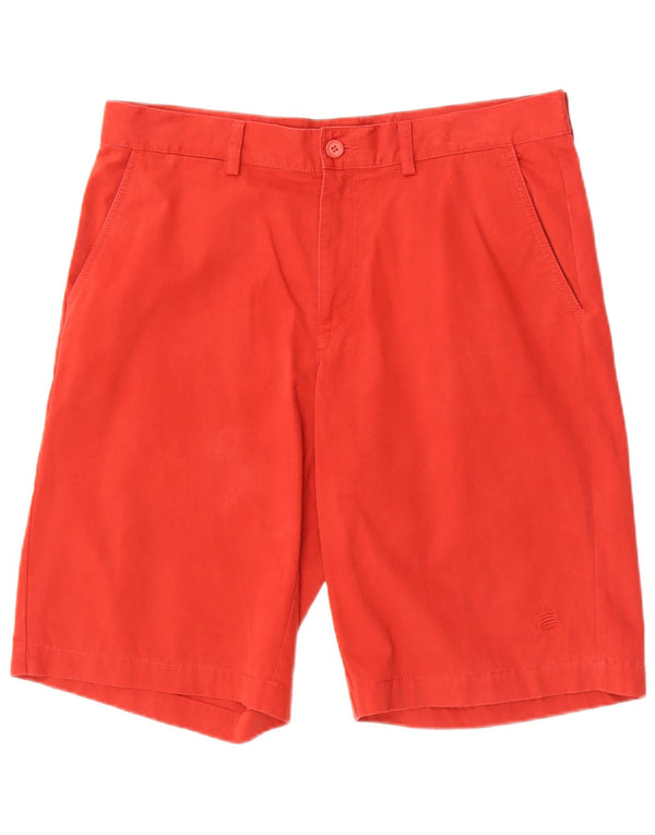 Marina Yachting Mens Chino Shorts IT 52 XL W36 Red Cotton