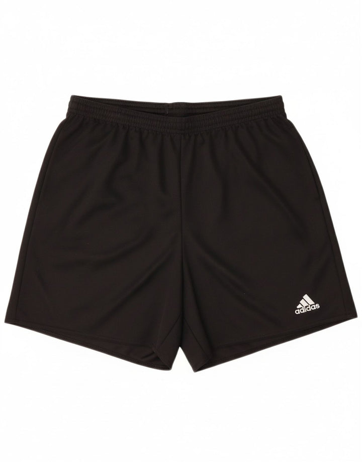 ADIDAS Womens Aeroready Sport Shorts UK 12 Medium Black Polyester