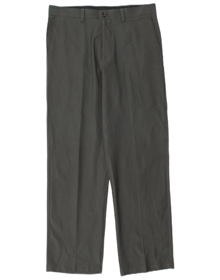 Gerade Herren-Chinohose von Izod, W32, L32, grau, Polyester