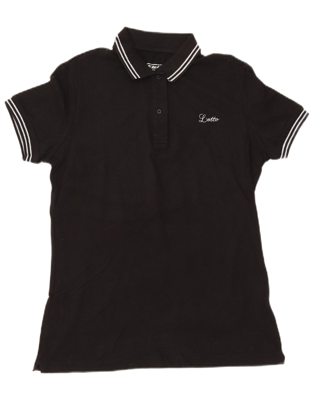 LOTTO Damen Poloshirt UK 18 XL Schwarz