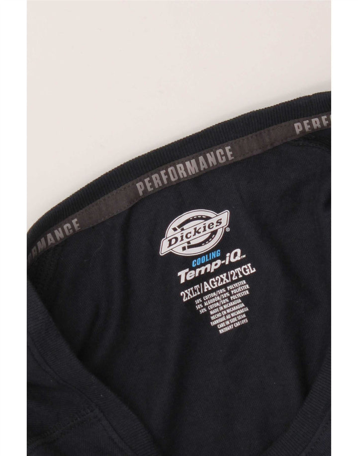 Dickies Herren-Oberteil, langärmelig, 2XL, Marineblau, Baumwolle