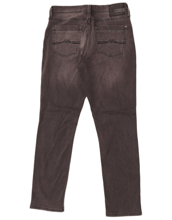 Mustang Herren Slim Jeans W34 L33 Graue Baumwolle