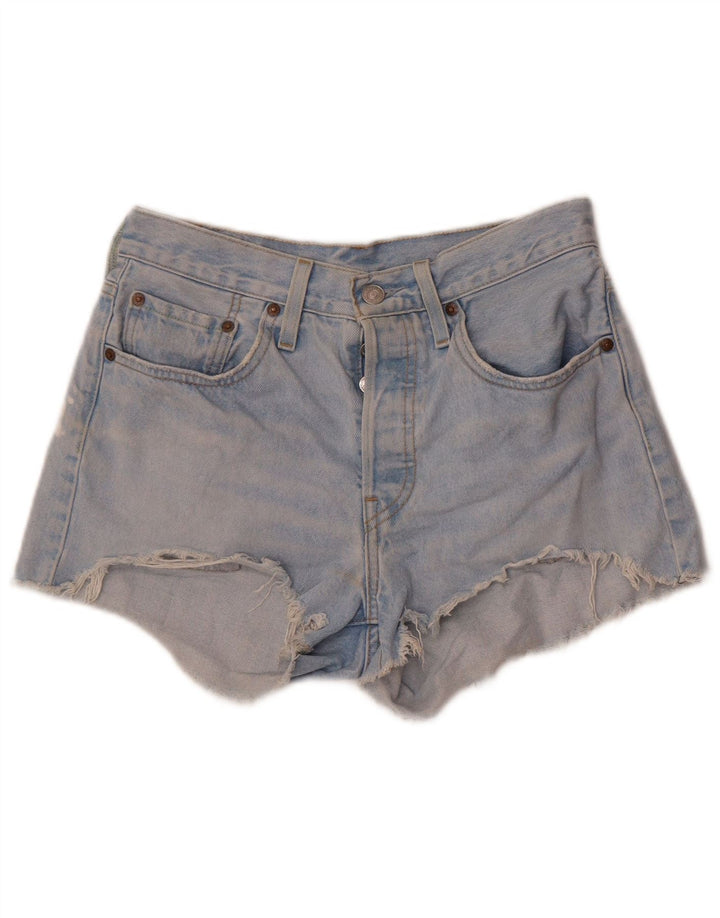Levi's Damen 501 Denim Shorts W27 Small Blaue Baumwolle