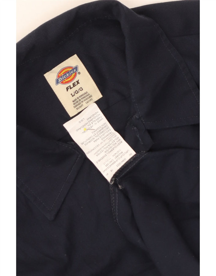 Dickies Herren-Flex-Hemd, groß, marineblau, Polyester