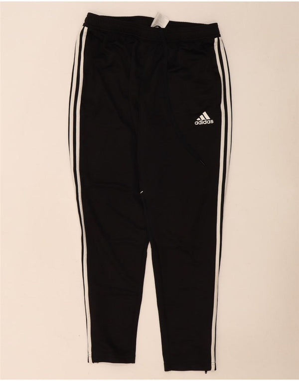 Adidas Herren-Trainingshose, groß, aus schwarzem Polyester