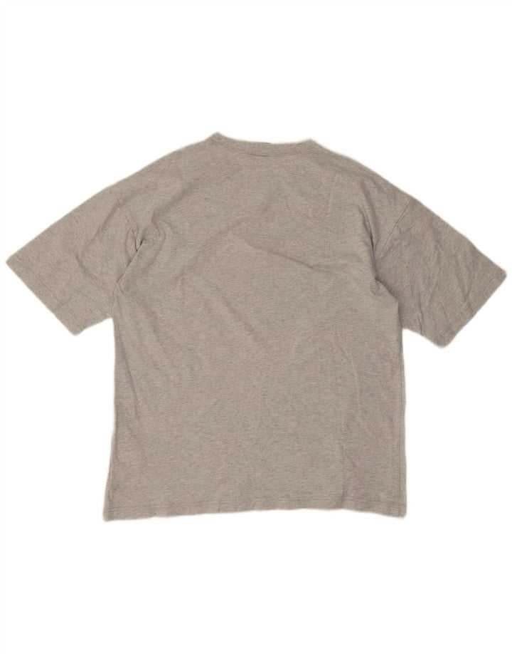 Champion Herren-T-Shirt mit Grafik, Größe L, Grau, Baumwolle