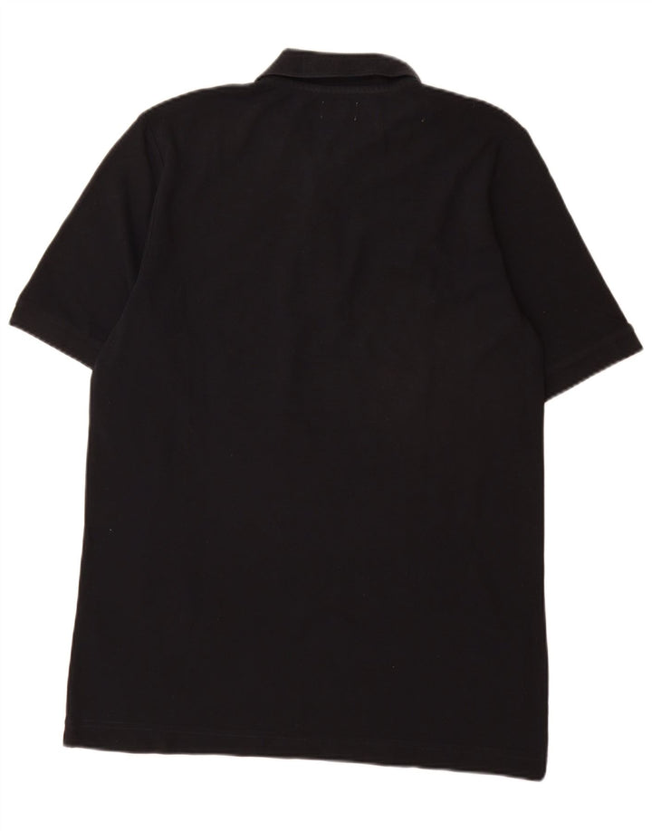 Kappa Herren-Poloshirt, groß, schwarze Baumwolle