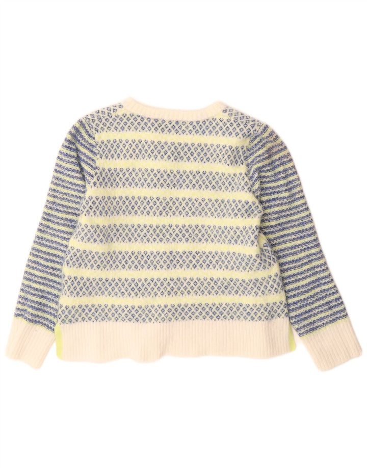 White Stuff Damen-Pullover mit V-Ausschnitt, Größe M, mehrfarbig