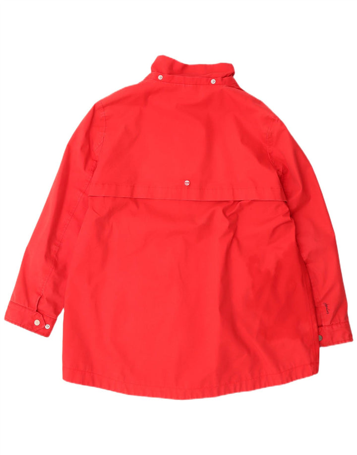 Joules Damen Übergroße wasserdichte Jacke UK 16 Large Rot Polyester