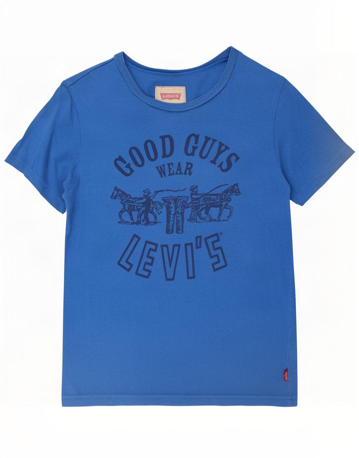 Levi's Jungen T-Shirt mit Grafik, 9–10 Jahre, Blau