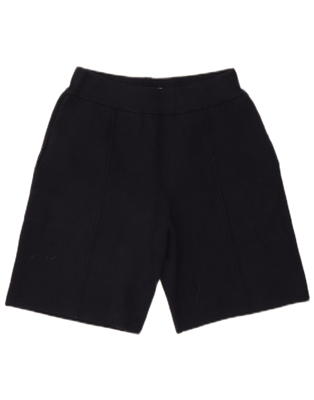 Zara Herren Freizeitshorts Medium W31 Marineblaue Baumwolle