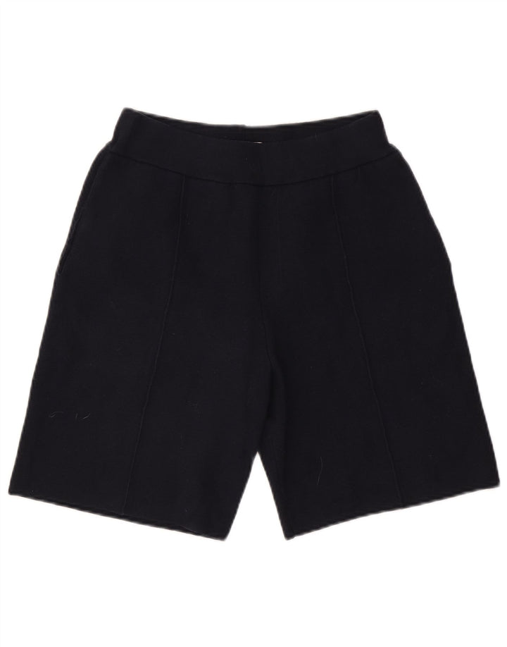 Zara Herren Freizeitshorts Medium W31 Marineblaue Baumwolle